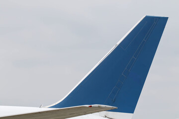 tail of an aircraft