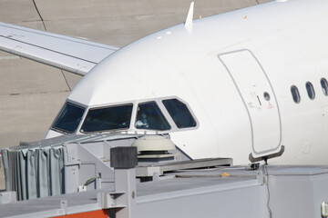 airplane in the airport