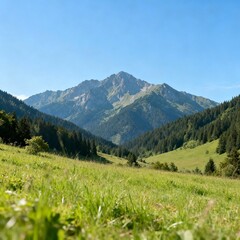 Paisagem nas montanhas