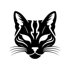 black cat head, animal, cat, cartoon, vector, dog, illustration, rabbit, cute, pet, cat face design 