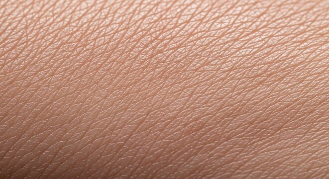 Intricate surface of human skin magnified portraying the epidermis texture and details for medical