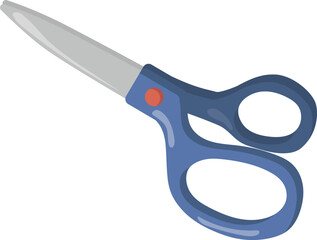 illustration of scissors isolated on white background 