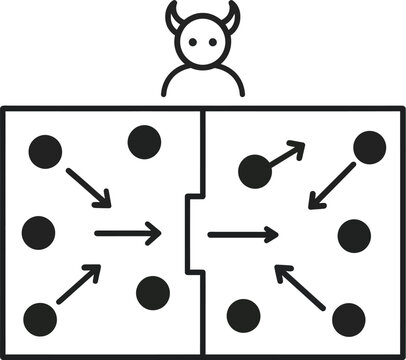 Maxwell Paradox Thermodynamics &ndash; Minimal Vector Diagram