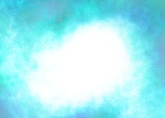 Web banner azzurro con spazio vuoto bianco chiaro al centro