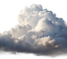 Massive cumulus cloud, detailed texture