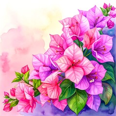 Vibrant bougainvillea bouquet