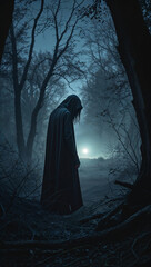 Alone in the dark a mysterious figure