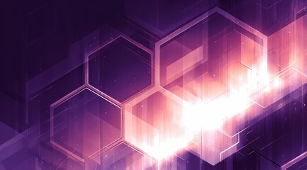 Purple background with a white and orange line running through it. The purple background is a mix of purple and orange