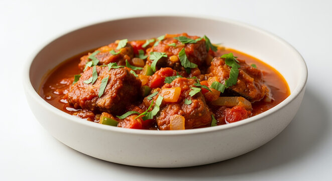 Authentic Rustic Rougaille Dish from Seychelles