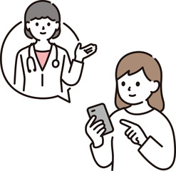 online medical treatment female svgrepo com