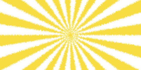 Abstract template with yellow sunrays on light background. Abstract background with light of sunburst. sunrise background, retro round lines. summer ray sunburst hot sunrise wallpaper background.