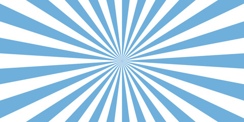 Abstract template with blue sunrays on light background. Abstract background with light of sunburst. sunrise background, retro round lines. summer ray sunburst hot sunrise wallpaper background.