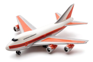 Dreaming of travel? Classic jumbo jet toy model evokes wanderlust and adventure, perfect for aviation enthusiasts and travel promotions