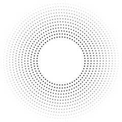 Circular oval frame with 13 concentric lines of uniform thickness, featuring a gradient from inside out.