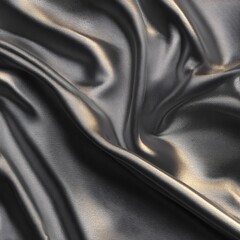 Ethereal Fabric: A seamless, high-angle shot captures a silky sheet with luminous, metallic texture, evoking a sense of elegance and softness.