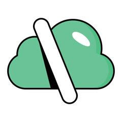 User Interfece Colored Outline Icons