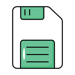 User Interfece Colored Outline Icons