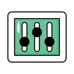 User Interfece Colored Outline Icons