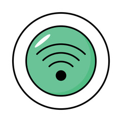 User Interfece Colored Outline Icons