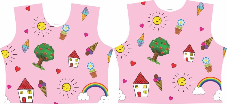 Back to School Sublimation Kids Dress