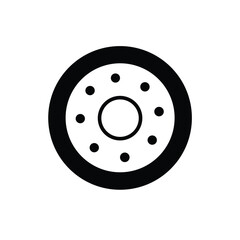 sewing button isolated on white