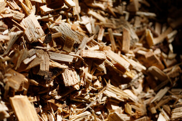 Wood Chips Pile