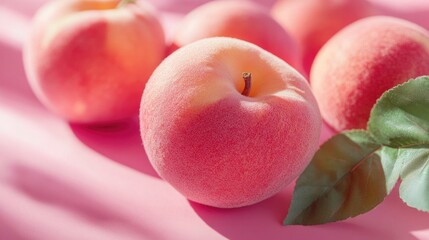 Pink Peach Clean Background for Design, Soft and Fresh Aesthetic.