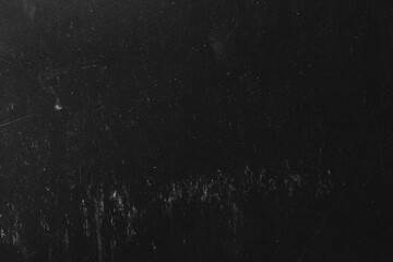 Black grunge abstract background - Aged photo overlay layer with dust dirt scratches and scuffs design	
