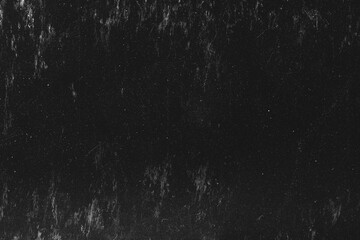 Black grunge abstract background - Aged photo overlay layer with dust dirt scratches and scuffs design	
