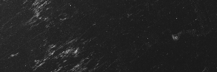 Black grunge abstract background - Aged photo overlay layer with dust dirt scratches and scuffs design	
