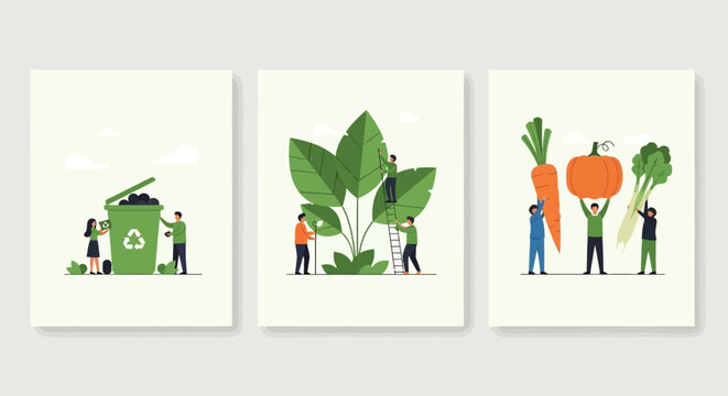 Sustainable Living Practices for a Greener Planet and Healthy Food Choices Promoting Environmental Responsibility - Powered by Adobe