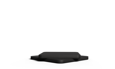 Black color object stand showcase exhibition square dark black  stage product black friday sale november month gift product advertisement marketing present award black color pedestal dais show black 