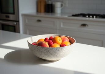 Fresh Summer Fruits in a Bowl