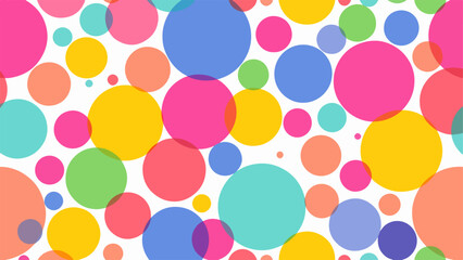 Seamless background with balloons
