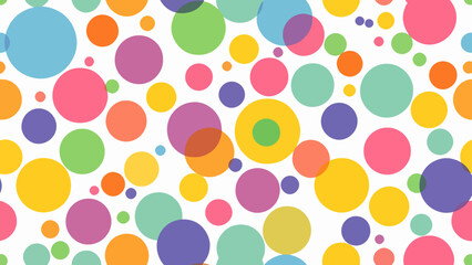 Circles confetti falling on transparent background. Round, dot vector background. Abstract colorful confetti flying in the air. Vector holiday illustration with circles confetti.