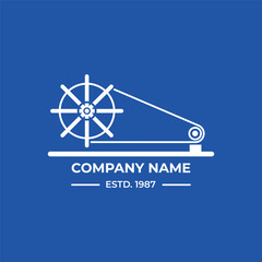 Charkha logo: Weaving Tradition into Textile Excellence