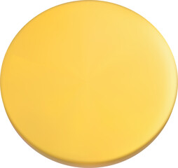 3D golden coin vector icon, currency cent, money cash, business and finance symbol, investment, bank payment, game award