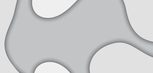 Backgroud white glowing geometric lines on gray background. abstract rounded gray background