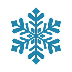 Blue Snowflake Icon winter