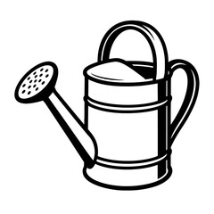 Garden Watering Can Vector - Tool for Plants, Flowers, and Gardening