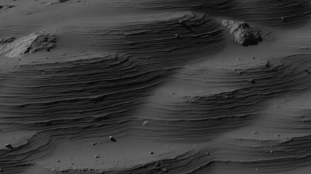 Kepler-452b Super-Earth Volcanic Ash Field Texture