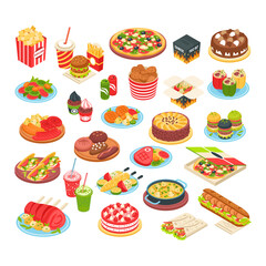 Delicious assortment of fast food and snacks, perfect for cravings and parties