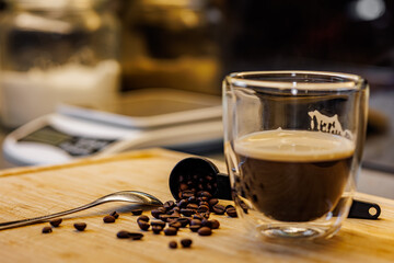 Start your day right with a rich dark coffee, enjoy the aroma and the fresh roasted coffee beans for that perfect morning wake-up call, delicious and energizing