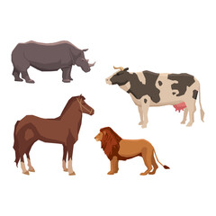 Savanna Friends A Diverse Group of Animals Gather in Harmony in the Wild