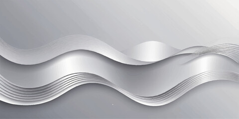 Blue wave abstract vector illustration with flowing lines and curved pattern for a modern business backdrop design