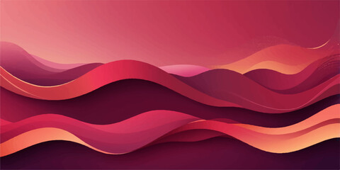 Abstract red wave vector illustration design pattern backdrop texture