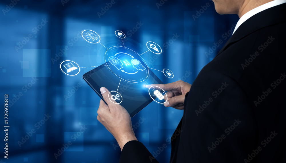 Aufkleber ai collaboration and connectivity enhance ai, system, and connectivity by linking data, automation, 