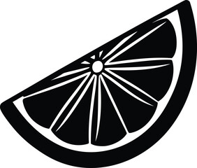 Yellow Lemon Slice Cartoon Transparent Background