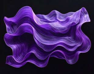 Dynamic Violet Abstract Design