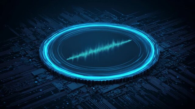 Digital audio waveform circuit board